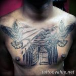 photo tattoo dove 29.11.2018 №017 - example of a tattoo with a dove - tattoovalue.net