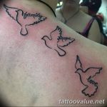 photo tattoo dove 29.11.2018 №020 - example of a tattoo with a dove - tattoovalue.net