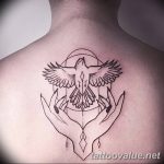 photo tattoo dove 29.11.2018 №039 - example of a tattoo with a dove - tattoovalue.net