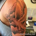photo tattoo dove 29.11.2018 №064 - example of a tattoo with a dove - tattoovalue.net