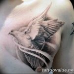 photo tattoo dove 29.11.2018 №113 - example of a tattoo with a dove - tattoovalue.net