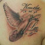 photo tattoo dove 29.11.2018 №120 - example of a tattoo with a dove - tattoovalue.net