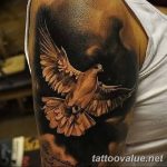photo tattoo dove 29.11.2018 №121 - example of a tattoo with a dove - tattoovalue.net
