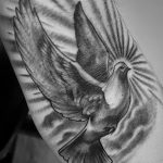 photo tattoo dove 29.11.2018 №131 - example of a tattoo with a dove - tattoovalue.net