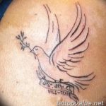 Dove With Banner Tattoo Dove Rose Tattoo - Tattoo Ink