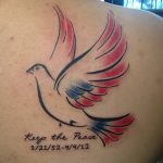 photo tattoo dove 29.11.2018 №166 - example of a tattoo with a dove - tattoovalue.net