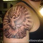 photo tattoo dove 29.11.2018 №175 - example of a tattoo with a dove - tattoovalue.net