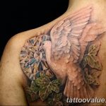 photo tattoo dove 29.11.2018 №198 - example of a tattoo with a dove - tattoovalue.net