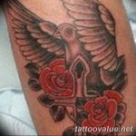 photo tattoo dove 29.11.2018 №202 - example of a tattoo with a dove - tattoovalue.net