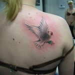 photo tattoo dove 29.11.2018 №228 - example of a tattoo with a dove - tattoovalue.net