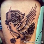 photo tattoo dove 29.11.2018 №248 - example of a tattoo with a dove - tattoovalue.net