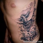 photo tattoo dove 29.11.2018 №252 - example of a tattoo with a dove - tattoovalue.net