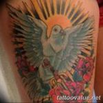 photo tattoo dove 29.11.2018 №258 - example of a tattoo with a dove - tattoovalue.net