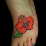 photo tattoo hibiscus 29.11.2018 №120 - flower hibiscus tattoo drawing - tattoovalue.net