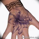 photo tattoo hibiscus 29.11.2018 №021 - flower hibiscus tattoo drawing - tattoovalue.net