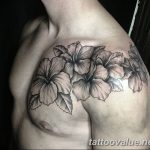 photo tattoo hibiscus 29.11.2018 №027 - flower hibiscus tattoo drawing - tattoovalue.net