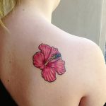 photo tattoo hibiscus 29.11.2018 №031 - flower hibiscus tattoo drawing - tattoovalue.net