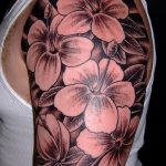 photo tattoo hibiscus 29.11.2018 №036 - flower hibiscus tattoo drawing - tattoovalue.net