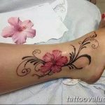 photo tattoo hibiscus 29.11.2018 №088 - flower hibiscus tattoo drawing - tattoovalue.net