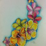 photo tattoo hibiscus 29.11.2018 №100 - flower hibiscus tattoo drawing - tattoovalue.net