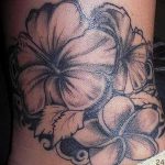 photo tattoo hibiscus 29.11.2018 №116 - flower hibiscus tattoo drawing - tattoovalue.net