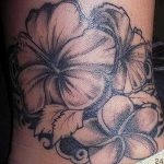 photo tattoo hibiscus 29.11.2018 №127 - flower hibiscus tattoo drawing - tattoovalue.net