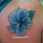 photo tattoo hibiscus 29.11.2018 №129 - flower hibiscus tattoo drawing - tattoovalue.net