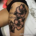 photo tattoo hibiscus 29.11.2018 №135 - flower hibiscus tattoo drawing - tattoovalue.net
