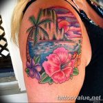 photo tattoo hibiscus 29.11.2018 №153 - flower hibiscus tattoo drawing - tattoovalue.net