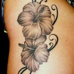 photo tattoo hibiscus 29.11.2018 №159 - flower hibiscus tattoo drawing - tattoovalue.net