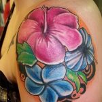 photo tattoo hibiscus 29.11.2018 №166 - flower hibiscus tattoo drawing - tattoovalue.net