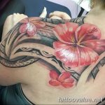 photo tattoo hibiscus 29.11.2018 №194 - flower hibiscus tattoo drawing - tattoovalue.net