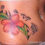 photo tattoo hibiscus 29.11.2018 №211 - flower hibiscus tattoo drawing - tattoovalue.net