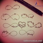 photo tattoo infinity 27.11.2018 №074 - infinity tattoo example - tattoovalue.net