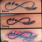 photo tattoo infinity 27.11.2018 №125 - infinity tattoo example - tattoovalue.net