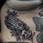 photo tattoo coffin 29.12.2018 №015 - drawing a coffin tattoo - tattoovalue.net