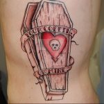 photo tattoo coffin 29.12.2018 №083 - drawing a coffin tattoo - tattoovalue.net