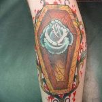 photo tattoo coffin 29.12.2018 №134 - drawing a coffin tattoo - tattoovalue.net