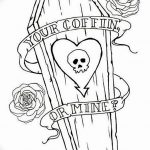 photo tattoo coffin 29.12.2018 №214 - drawing a coffin tattoo - tattoovalue.net