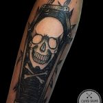 photo tattoo coffin 29.12.2018 №232 - drawing a coffin tattoo - tattoovalue.net