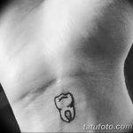 photo tattoo tooth 29.12.2018 №100 - going for a tooth tattoo - tattoovalue.net
