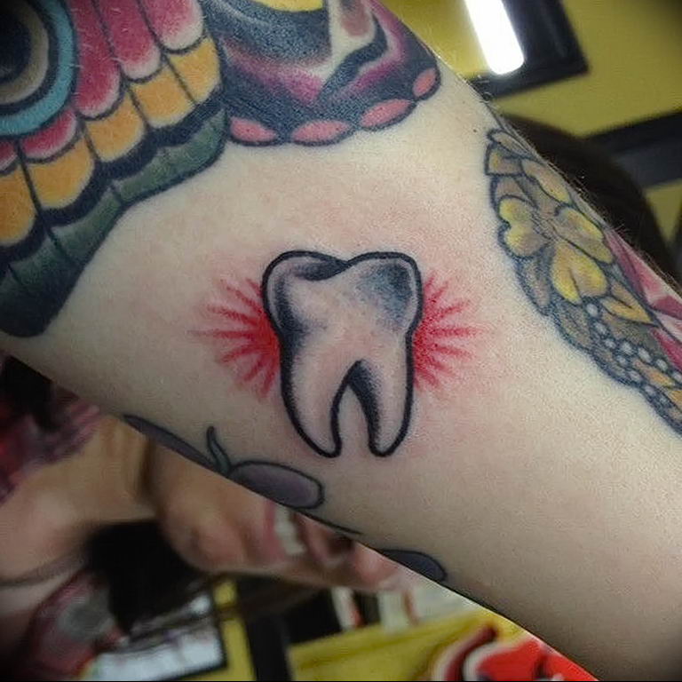 Top 100 Best Tooth Tattoos For Women  Teeth Design Ideas