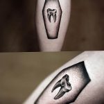 photo tattoo tooth 29.12.2018 №129 - going for a tooth tattoo - tattoovalue.net