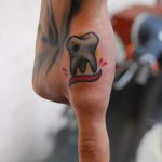 photo tattoo tooth 29.12.2018 №136 - going for a tooth tattoo - tattoovalue.net