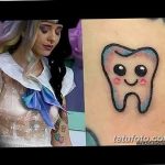 photo tattoo tooth 29.12.2018 №013 - going for a tooth tattoo - tattoovalue.net