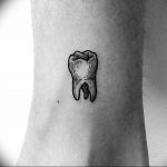 photo tattoo tooth 29.12.2018 №014 - going for a tooth tattoo - tattoovalue.net