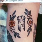 photo tattoo tooth 29.12.2018 №025 - going for a tooth tattoo - tattoovalue.net