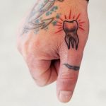 photo tattoo tooth 29.12.2018 №061 - going for a tooth tattoo - tattoovalue.net