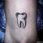 photo tattoo tooth 29.12.2018 №064 - going for a tooth tattoo - tattoovalue.net