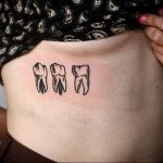 photo tattoo tooth 29.12.2018 №075 - going for a tooth tattoo - tattoovalue.net